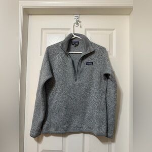 Patagonia better sweater 1/4 zip fleece size med vvvguc
